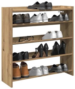 vidaXL Pantofar, stejar artizanal, 80x25x81 cm lemn prelucrat