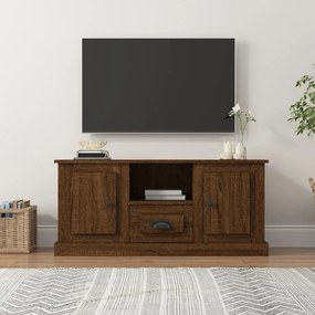 816463 vidaXL Comodă TV, stejar maro, 100x35,5x45 cm, lemn prelucrat