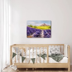 Tablou - Provence, Franța, pictură în ulei (70x50 cm)