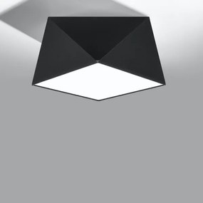 Plafonieră HEXA 1×E27/60W/230V neagră