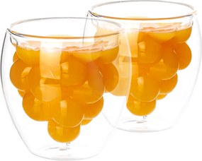 Pahar termic pentru vin şi apă, 2 buc., 180 ml, HOTCOLDER TIP 28