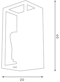 Aplică FRAME 2xE27/60W/230V