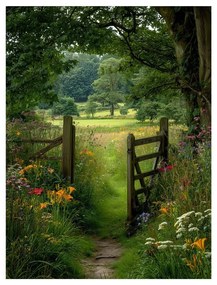 Tablou 60x80 cm Garden Gate – Styler