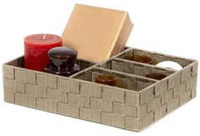 Organizator Compactor pentru accesorii TEX32 x 25 x 8 cm, taupe