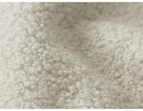 Canapea bej extensibilă/cu spațiu de depozitare cu tapițerie din țesătură bouclé 266 cm Pele – Makamii