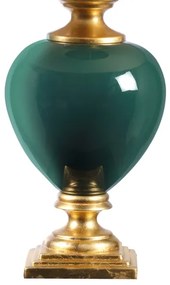 Lampă de masă ONLI AMADEUS 1xE27/15W/230V 72 cm verde/auriu