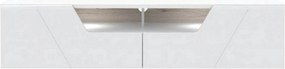 Comoda TV KANDO, alb, PAL, 160x50x38 cm