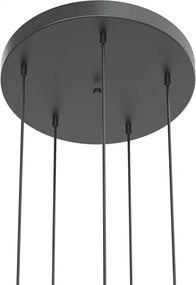 Open Design OR85518 - Lustra LED suspendată pe cablu BOLICINA, 5xLED/5W/230V, auriu/negru