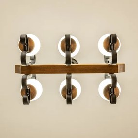 Lustră pe lanț Brilagi QUEEN 6xE14/40W/230V fag