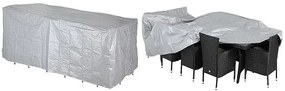 Prelata pentru set scaune Gri+Argintiu 308 x 138 x 89 cm