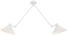 Lustra de tavan reglabila design retro ALTEA 2 alba