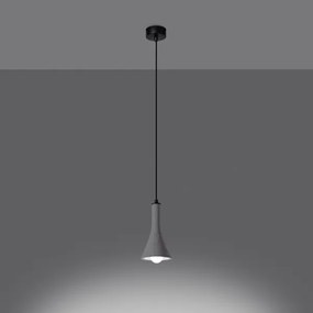 Lustră pe cablu Sollux SL.1223 REA 1xE14/12W/230V beton