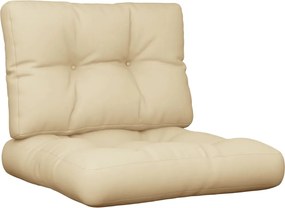 vidaXL Perne pentru paleți, 2 buc., bej, material textil