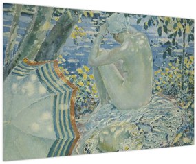 Tablou - Frederick Carl Frieseke, On the Bank, reproducere (90x60 cm)