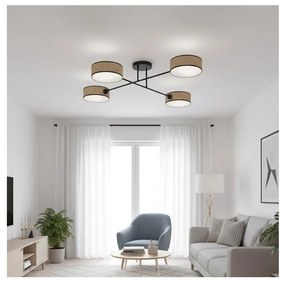 Plafonieră MAGA 4xE14/10W/230V bej