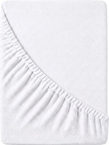 Cearsaf Frotir cu elastic EXCLUSIVE 90x200 cm alb