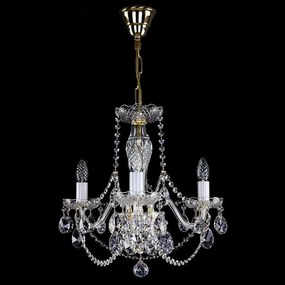 Candelabru elegant cu 3 brate Cristal Bohemia Exclusive ELSA III. CE
