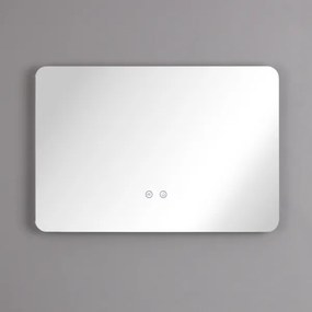 Brilagi - Oglindă pentru baie DIANA, LED reglabilă, cu iluminare integrată și încălzire anti-aburire, 13 W, 230 V, 40 x 60 cm, IP44