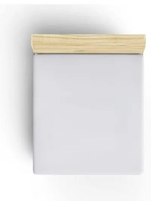 Cearceaf alb din bumbac cu elastic 160x200 cm - Mijolnir