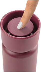 Cană termos burgundy din oțel inoxidabil 400 ml Singles – Zone