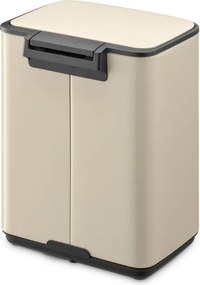 Coș de gunoi bej cu pedală din oțel 4 l Bo – Brabantia