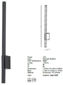 Aplica LED ambientala de exterior stil minimalist IP65 Willie