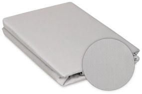 Lenjerie de pat MATEX Satin gri deschis, 140 x 200 cm, 70 x 90 cm