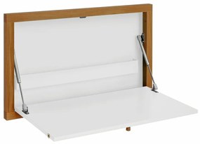 Masă de perete pliabilă Woodman Brenta, alb