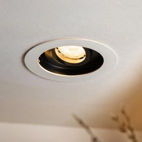 Spot încastrat inteligent alb cu oțel, inclusiv Wifi GU10 - Rondoo