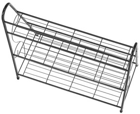 Raft metalic Veruma,  gri închis
