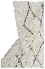 Covor crem lavabil/țesut manual din lână 200x300 cm Berber Soul – Lorena Canals