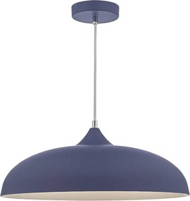 Där Lighting KAE0123 - Lustră suspendată pe cablu KAELAN 1xE27/60W/230V albastră