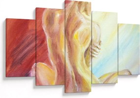 Tablou - Imaginea unei femei care se odihnește, pictură în ulei (150x105 cm)