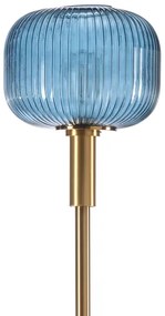 Lampadar ONLI DOROTY 1xE27/22W/230V albastru/auriu