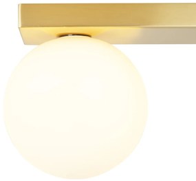 Plafonieră modernă din alamă cu 2 lumini, înclinabilă - Lesly