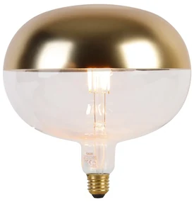Bec LED E27 reglabil oglindă auriu 6W 360lm 1800K