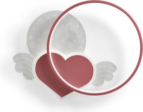 Brilagi - Plafonieră LED pentru copii LOVE, 48W, 230V, 3000/4500/6000K, roz