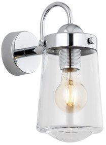 Aplica moderna design elegant PASADENA crom/transparent