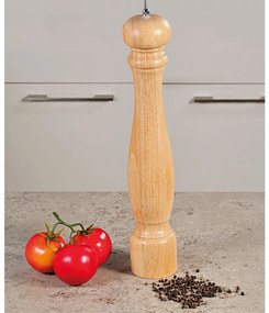 Kesper 13664 Râșniță pentru piper din cauciuc,naturală, înălțime 40 cm