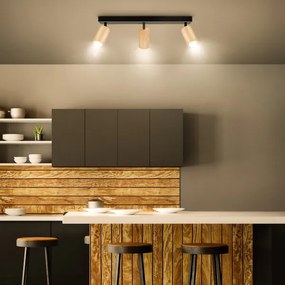 Spot Brilagi SELE 3xGU10/30W/230V negru/bej