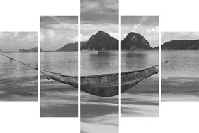 Tablou - Hamac pe plajă (150x105 cm)