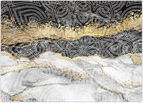 Tablou - Mandala în marmură (70x50 cm)