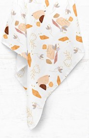 Pătură pentru copii albă din muselină 75x100 cm Boho – Mijolnir