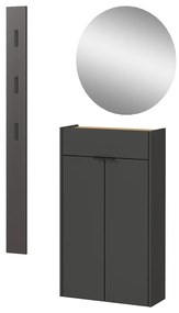 Set pentru hol gri antracit/natural Ameca – Germania