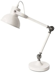 Lampa de birou cu brat articulat Dunik alb NVL-6713001