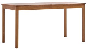 283374 vidaXL Set mobilier de bucătărie, 7 piese, maro miere, lemn de pin