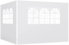Outsunny Panouri Laterale pentru Corturi Pop-Up, Set de 2, 3x2m, Protecție UV, Rezistent la Apă, Alb | Aosom Romania