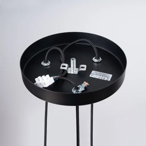 Lustră pe cablu Sollux SL.1341 ARCHE 3xG9/8W/230V negru