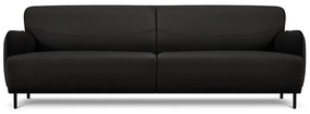 Canapea din piele Windsor &amp; Co Sofas Neso, 235 x 90 cm, negru