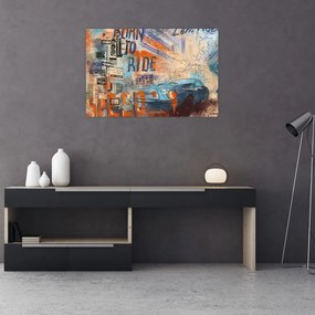 Tablou - Născut să călătorească (90x60 cm)